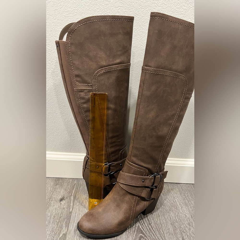 Brand new brown calf boots